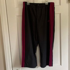 Adidas capri style wind pants - medium